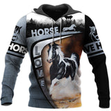 Beautiful Horse 3D All Over Printed Shirts TA041203