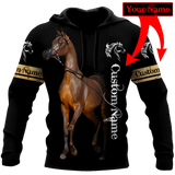 Arabian Horse Custom Name 3D All Over Printed Shirts DQB10072001