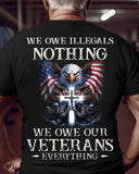 Veteran Tribute T-Shirt – Honoring Our Heroes with Eagle and Cross Design