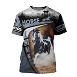 Beautiful Horse 3D All Over Printed Shirts TA041203