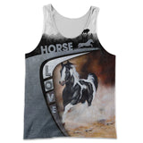 Beautiful Horse 3D All Over Printed Shirts TA041203