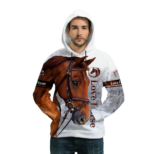 Love Horse 3D All Over Printed Shirts Pi05012102