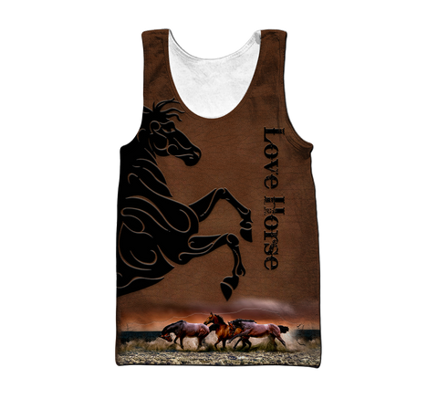 Love Horse 3D All Over Printed Shirts TNA11172002XT