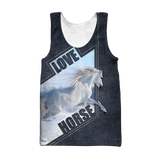 Love Horse  3D All Over Printed Shirts Pi112094XT