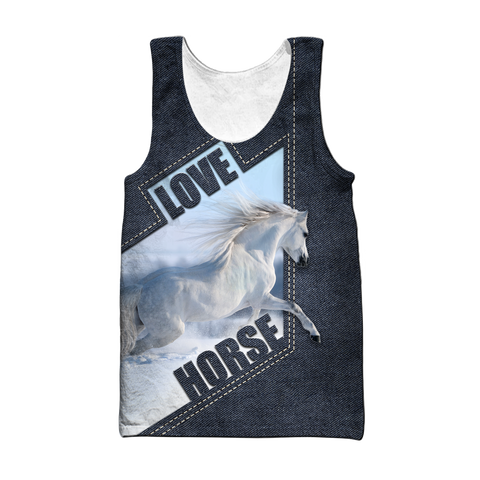 Love Horse  3D All Over Printed Shirts Pi112094XT