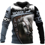 Beautiful Horse 3D All Over Printed Shirts TA041202