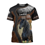 Love Horse 3D All Over Printed Shirts TR1505204S