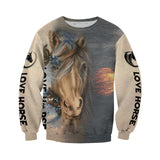 Love Horse 3D All Over Printed Shirts TA040905