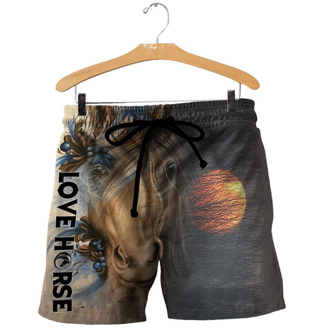 Love Horse 3D All Over Printed Shirts TA040905