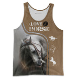 Love Horse 3D All Over Printed Shirts