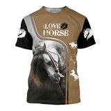 Love Horse 3D All Over Printed Shirts