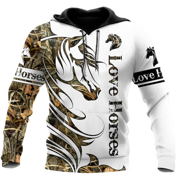 Horse Camo Pattern 3D All Over Printed Shirts Pi050501