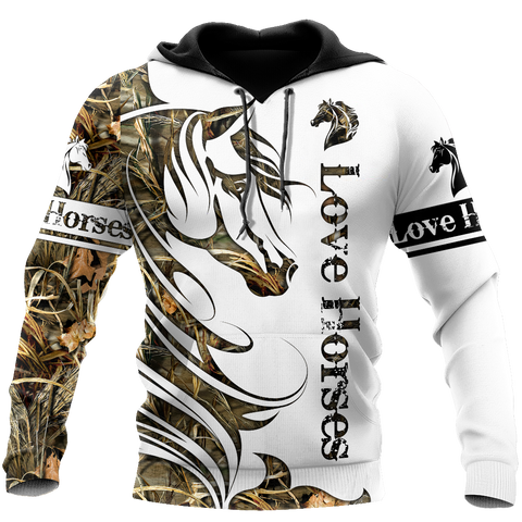 Horse Camo Pattern 3D All Over Printed Shirts Pi050501