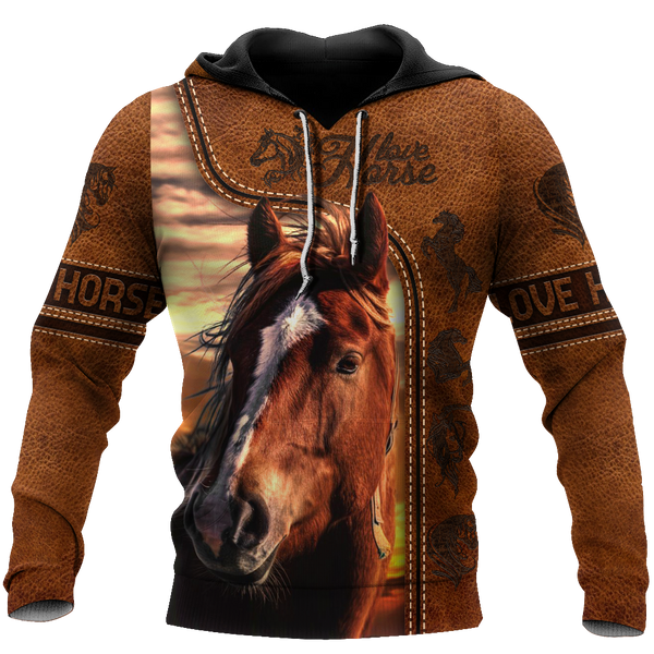 Love Horse 3D All Over Printed Shirt Hoodie For Men And Women Pi150401