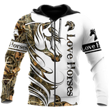 Horse Camo Pattern 3D All Over Printed Shirts Pi050501