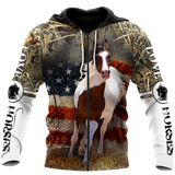 Love Horse 3D All Over Printed Shirts Pi080501