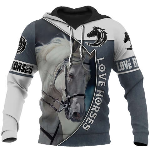 Love Horse 3D All Over Printed Shirts JJ240406