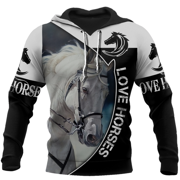 Love Horse 3D All Over Printed Shirts JJ230402