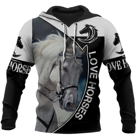 Love Horse 3D All Over Printed Shirts JJ230402