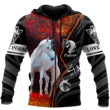 Beautiful Horse 3D All Over Printed shirt for Men and Women Pi040103