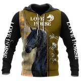 Love Horse 3D All Over Printed Shirts For Men and Women Pi112050