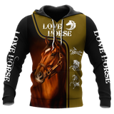 Love Horse 3D All Over Printed Shirts For Men and Women Pi112052