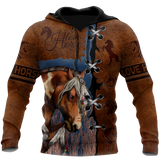 Brown Horse 3D All Over Printed Shirts TR1606201S