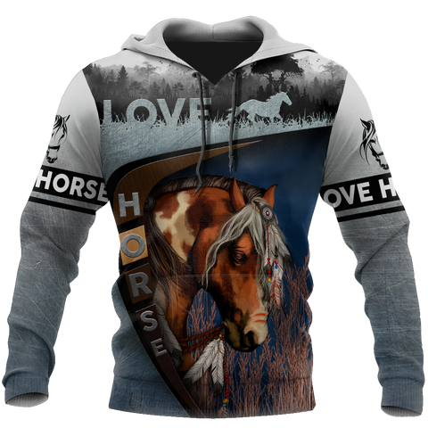 Love Horse 3D All Over Printed Shirts TR2704200