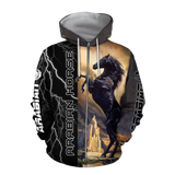 Black Stallion Arabian Horse 3D All Over Printed Shirt Hoodie Pi301202