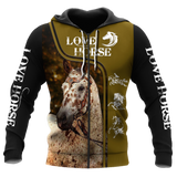 Love Horse 3D All Over Printed Shirts For Men and Women Pi112051