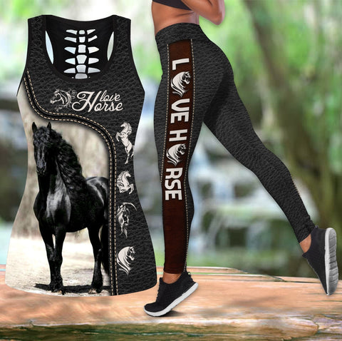 Love Horse Combo Tank + Legging Pi150403