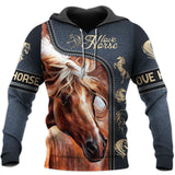 Love Horse 3D All Over Printed Shirts TA040903