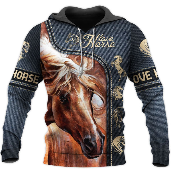Love Horse 3D All Over Printed Shirts TA040903