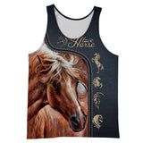 Love Horse 3D All Over Printed Shirts TA040903