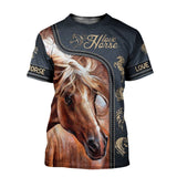 Love Horse 3D All Over Printed Shirts TA040903