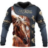 Love Horse 3D All Over Printed Shirts TA040903
