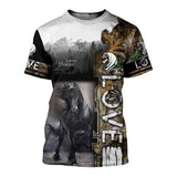 Love Horse 3D All over print for Men and Women shirt HR13