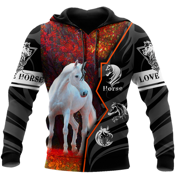 Beautiful Horse 3D All Over Printed shirt for Men and Women Pi040103