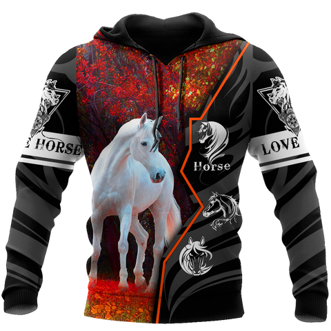 Beautiful Horse 3D All Over Printed shirt for Men and Women Pi040103