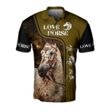 Love Horse 3D All Over Printed Shirts For Men and Women Pi112051