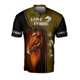 Love Horse 3D All Over Printed Shirts For Men and Women Pi112052