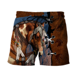 Brown Horse 3D All Over Printed Shirts TR1606201S