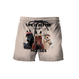 Life is Better with Horses 3D All Over Printed Shirts