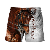 Love Horse 3D All Over Printed Shirts TR06012101