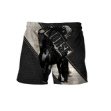 Black Horse 3D All Over Printed Hoodie Pi112058XT