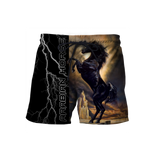 Black Stallion Arabian Horse 3D All Over Printed Shirt Hoodie Pi301202