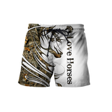 Horse Camo Pattern 3D All Over Printed Shirts Pi050501