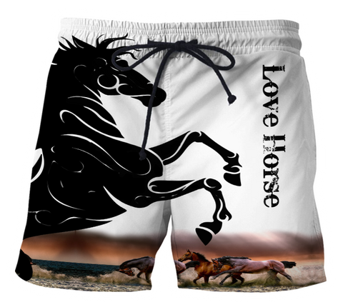 Love Horse 3D All Over Printed Shirts HVT12112001