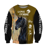 Love Horse 3D All Over Printed Shirts For Men and Women Pi112050