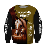 Arabian Horse 3D All Over Printed Shirts Pi12102004